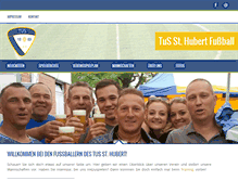Tablet Screenshot of fussball-im-tus.de